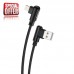 Foneng X70 Angled USB cable for Lightning Foneng X70, 3A, 1m (black) Μαύρο 1m